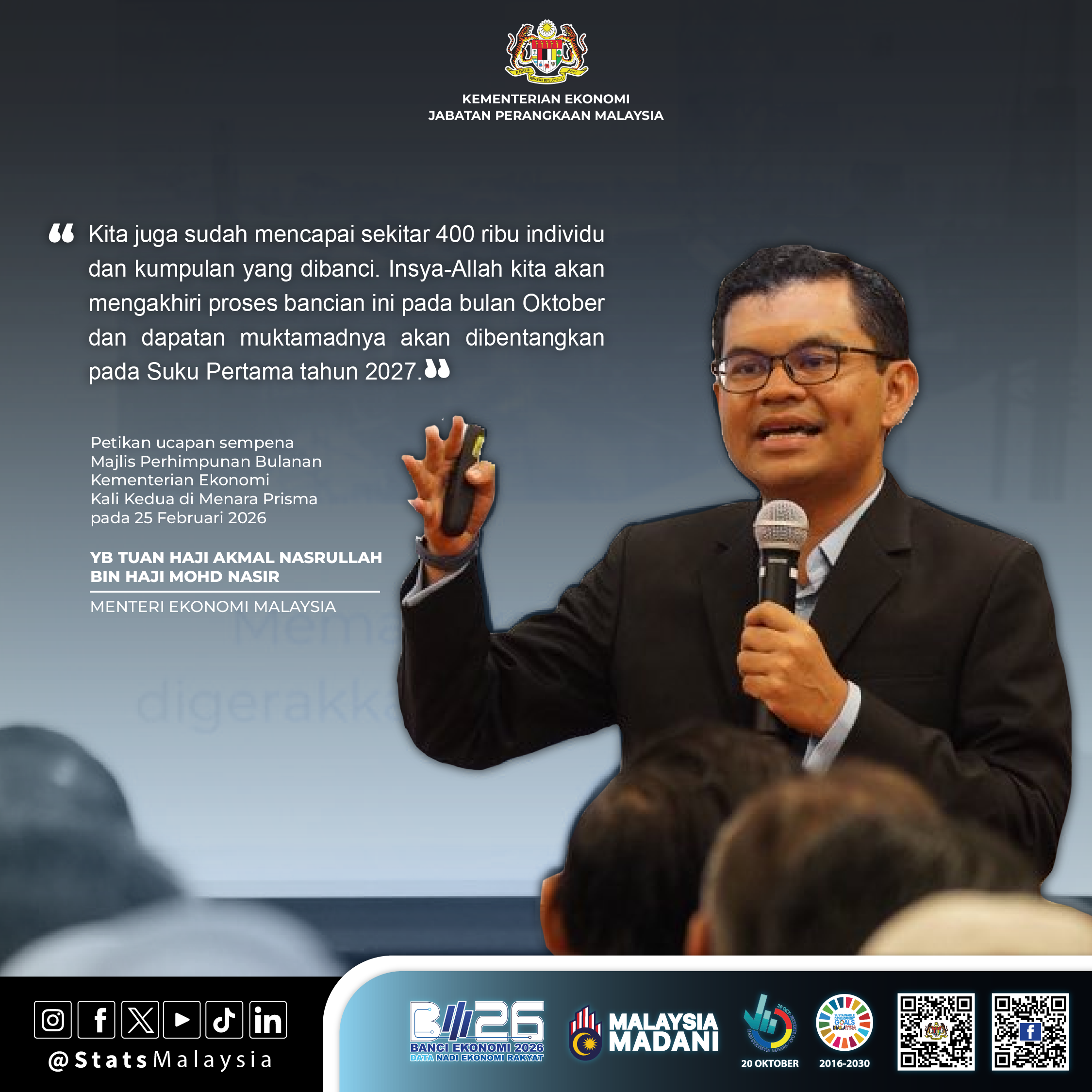 Petikan Ucapan YBM Sempena Perhimpunan Bulanan